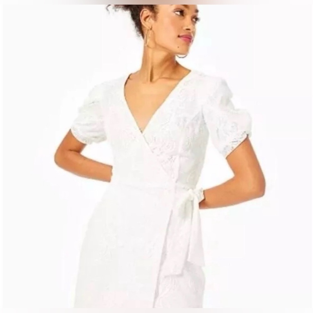 Lilly Pulitzer Jasleen Romper in Resort White Size S Jellyfish Critter Crochet